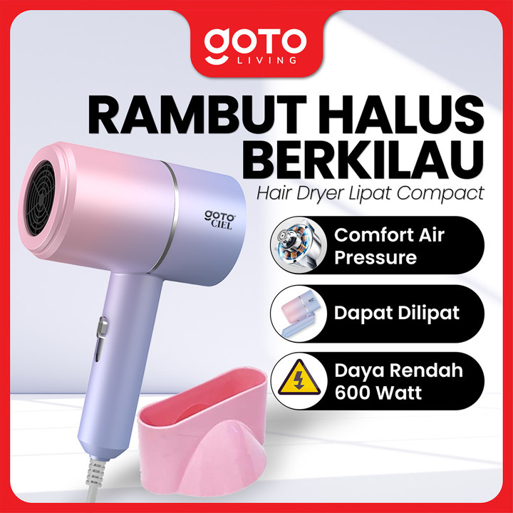 Goto Ciel Hair Dryer Pengering Rambut Lipat Professional Multifungsi