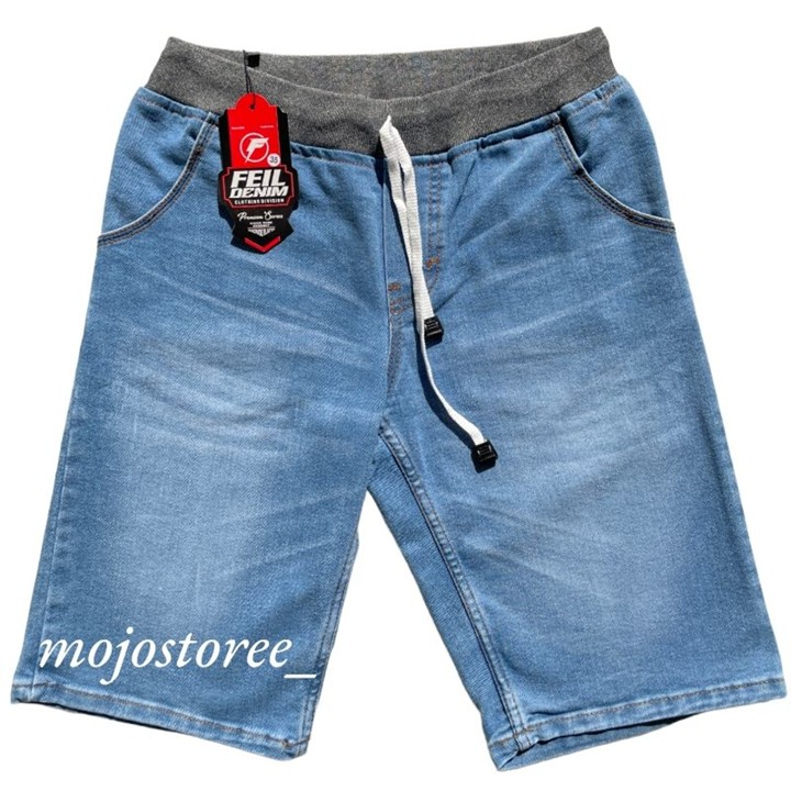 [SIZE 27-44] Celana Pendek Jeans Pria Melar Terlaris Grosir