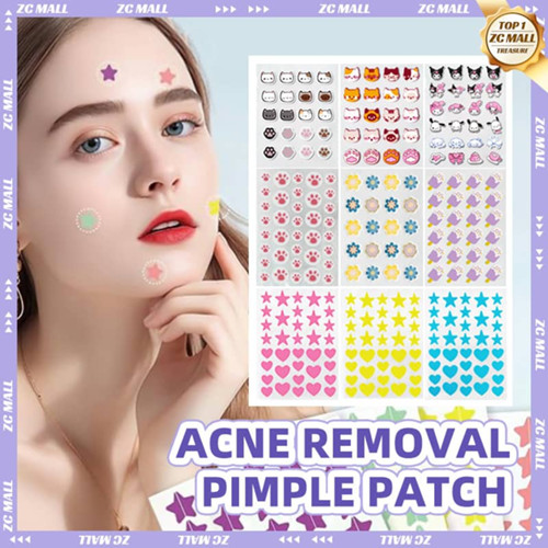 Acne Pimple Patch / Stiker Jerawat Lucu / Stiker Jerawat Berwarna-warni