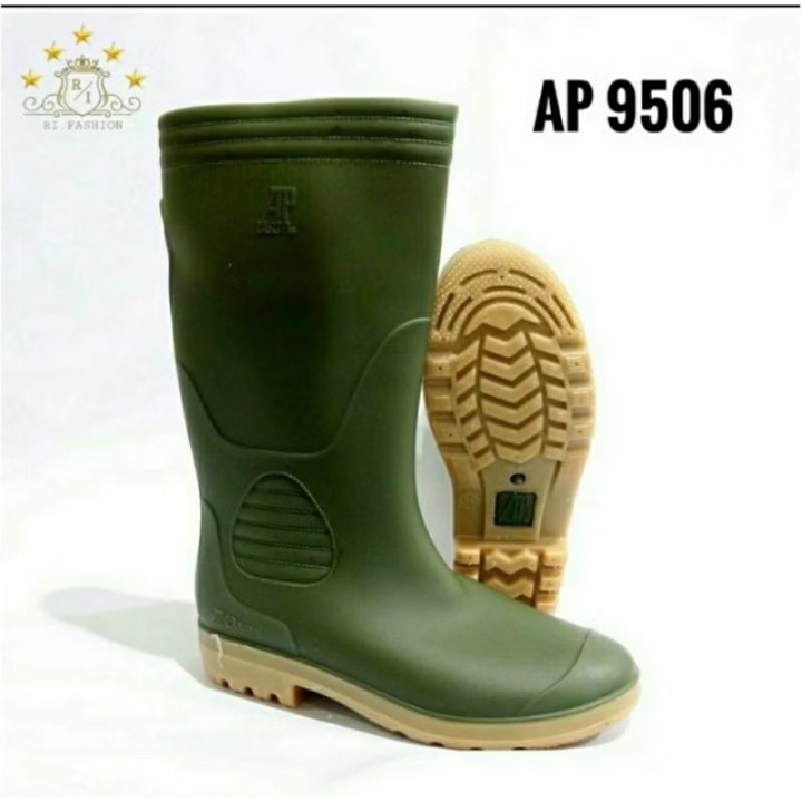 sepatu AP boots 9506 hijau murah / sepatu asli ap boots terbaru termurah