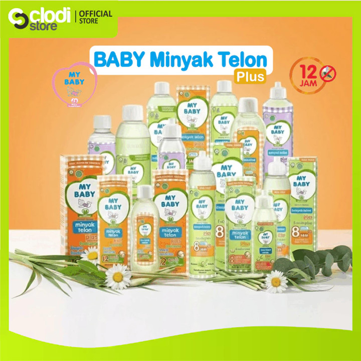 My Baby Minyak Telon Plus 8 Jam Hangat 8Jam 150ml Mybaby Anti Nyamuk 8 jam Minyak telon menghangatkan bayi