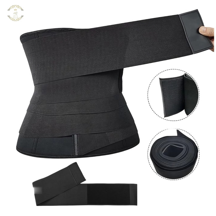 AQILAS Korset Lilit Elastis 4m/5m x 10cm/15cm Bengkung Wanita Pelangsing Perut Pasca Melahirkan