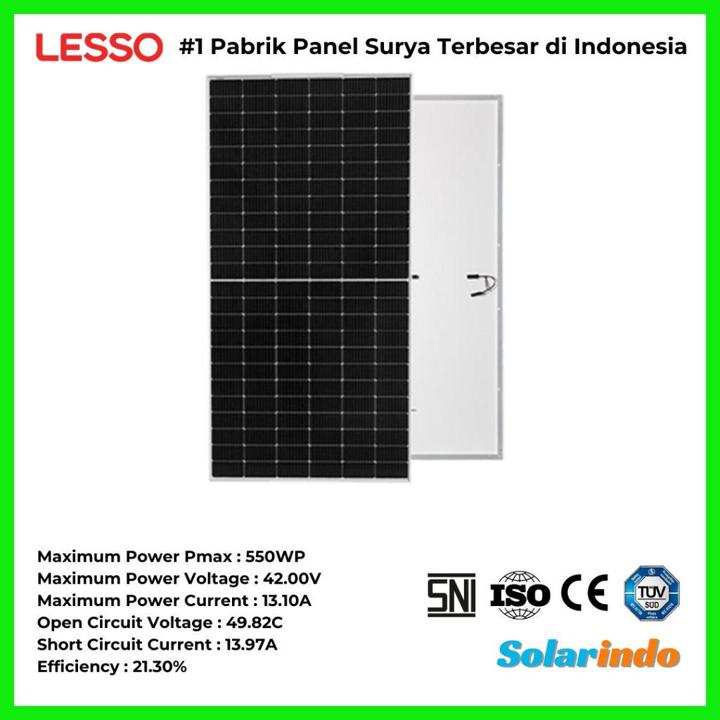 Solar Panel Lesso / P-Type 550WP - Monokristalin