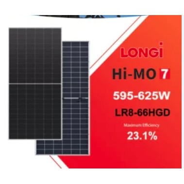 LONGI Hi-MO 7 LR8-66HGD 605WP Bifacial Solar Panel