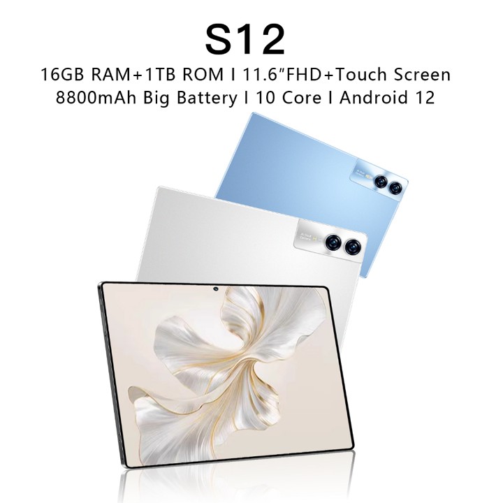 [Free+Mouse+Keyboard+Case] Luxis tablet S12 (16GB+1024GB) 11.6inch"lPS Screen 48MP tablet android15 8800 mAh Dual Sim Card advan tablet murah100ribuan anak tablet android murah Luxis Oficial Store