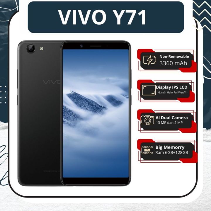 Handphone asli ori vivo y71 Android smartphone 6+128 GARANSI