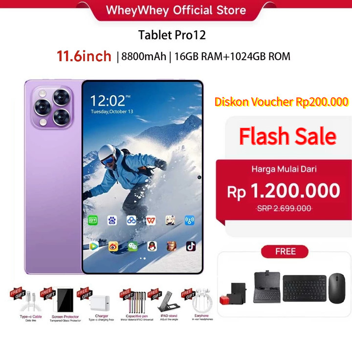 {Free+Keyboard+Mouse+Case} Wheywhey tablet android Pro12 11.