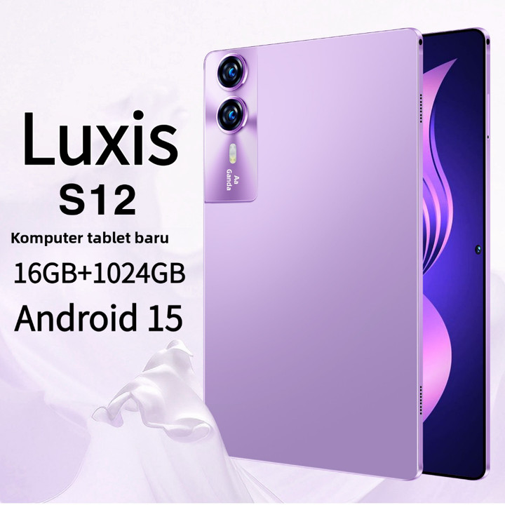 [Free Mouse Keyboard Case] Luxis Tablet MateS12(16GB+1024GB)