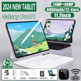 2024 Asli Baru PRO11 Tablet 12GB+512GB Tablet Pembelajaran O