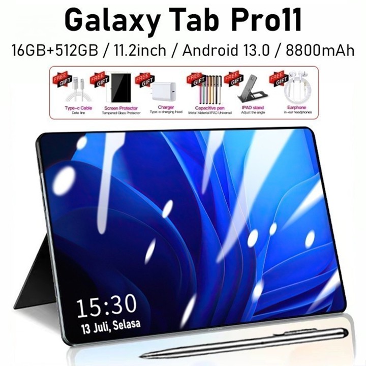 Tablet baru 12inch tab pro16 untuk pembelajaran dan hiburan kantor ultra tipis SiM/WiFi tab Komputer tablet murah Tablet Android hp