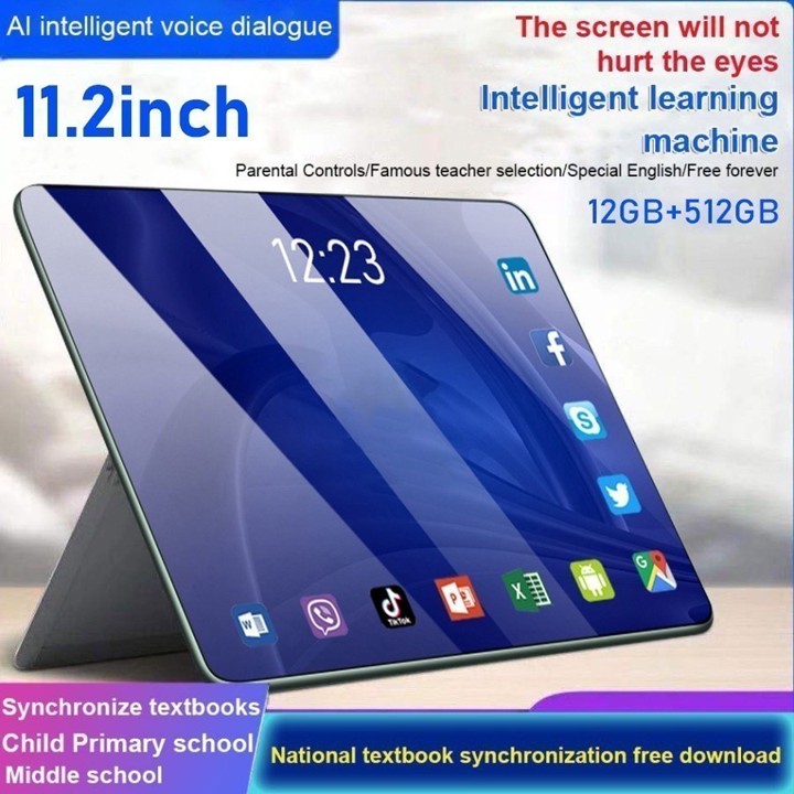 Tablet murah baru 12inch Tab Pro11 layar definisi tinggi komputer tablet belajar hiburan kantor tablet Tablet Android 12 16+512GB hot sale dual SIM/WIFI tablet merek baru otentik layar pelindung mata