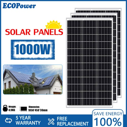 Solar Panel Brand New Monocrystalline Silicon 1000W Solar Panel Full Power Solar