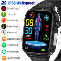 Jam Tangan Non-Invasive Blood Glucose Blood Lipid Uric Acid 