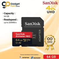 Memory Card | Micro SD 64GB SanDisk Extreme Pro up to 200Mbp