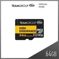 TEAMGROUP High Endurance MicroSDXC V30 U3 UHS-1 64GB No Adap