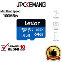 Lexar MicroSD 64GB 633x UHS-I MicroSDXC Micro SDHC Memory Ca