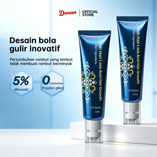 Donan Hair Serum penumbuh rambut serum minyak penumbuh Rambut Rontok Anti Rambut Rontok 2 in 1 Untuk botak dan Ketombe anti hair loss