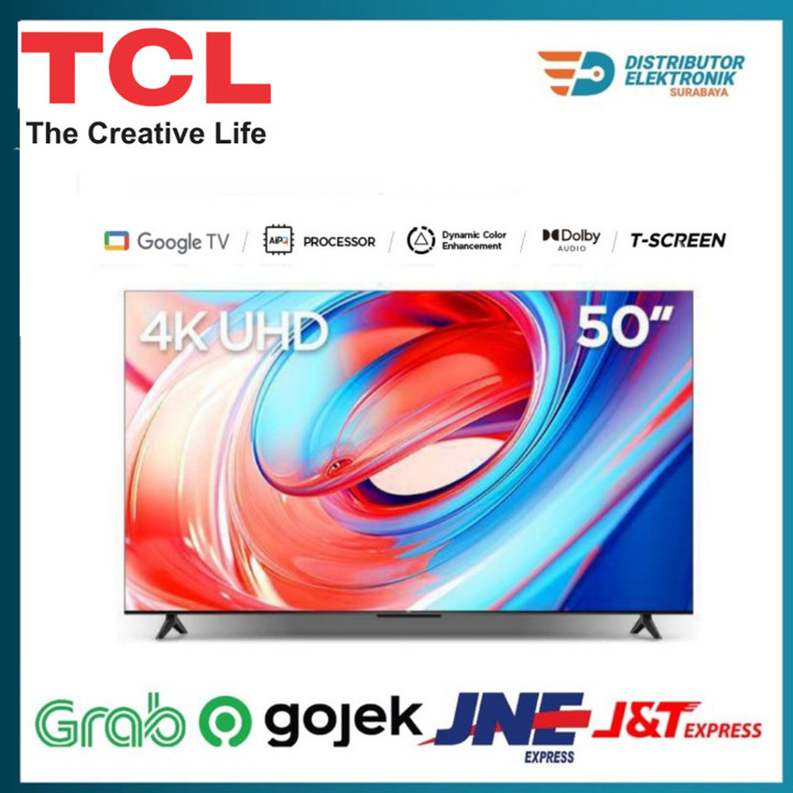 TCL LED TV 50" 4K UHD Google TV Android Digital Smart TV 50V6B