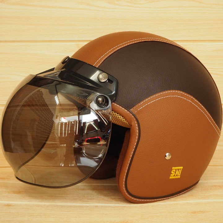BOGO HELM BOGGO CLASSIC GLOSSY SNI DEWASA PRIA DAN WANITA HE