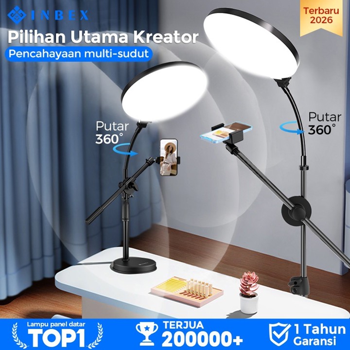 [Putar 360°] INBEX IPL16 Light Bisa diputar 360° Tripod kont