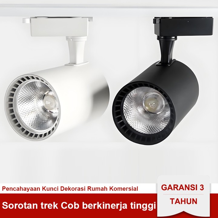 LED Track Lighting 3000K 4000K 6000KAdjustable COB LED Track Lighting10W-30W Toko / Perbaikan Rumah