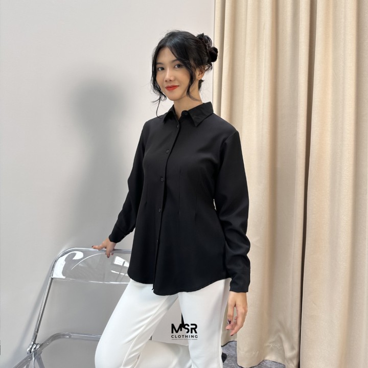 MSR62 CLOTHING - Kemeja Wanita Lengan Panjang