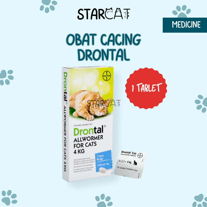 SC Drontal Cat Original Obat Cacing Kucing