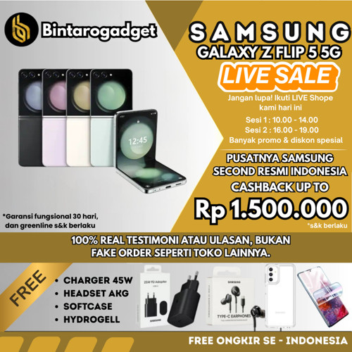 Samsung Galaxy Z Flip 5 | Z Flip 4 | Z Flip 3 5G SEIN  512GB 256GB 128GB Second 