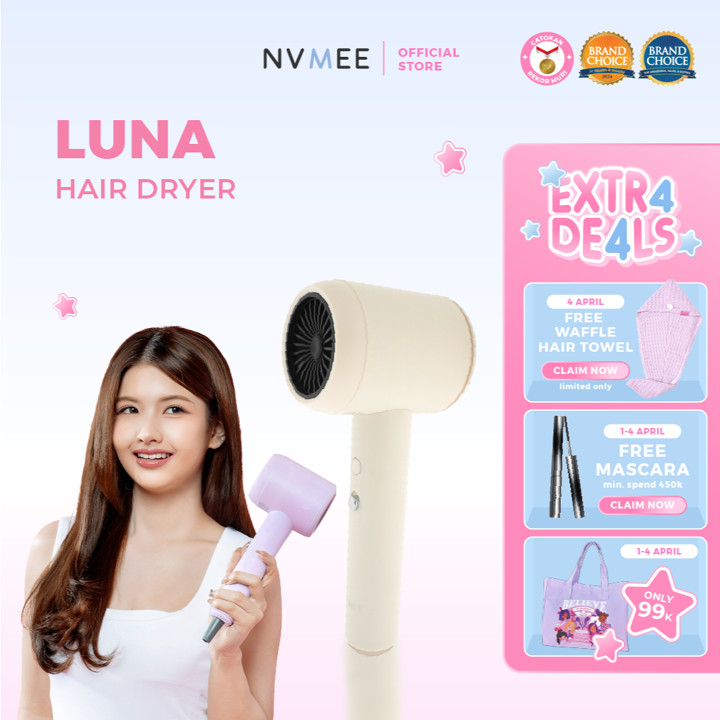 NVMEE - Luna Hair Dryer Strong Wind & Low Watt