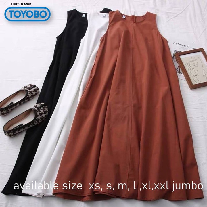 INNER / DRESS / GAMIS / TANPA LENGAN / BUMIL / JUMBO SIZE XS