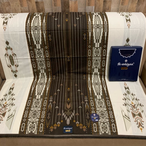 Sarung Motif Tenun AL-ANBIYAA' Anbiya motif terbaru Hitam dan Putih