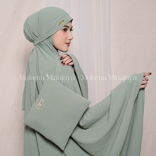 MINAJAYA - Mukena Dewasa Lesty 3in1 Bahan Crinkle Airflow