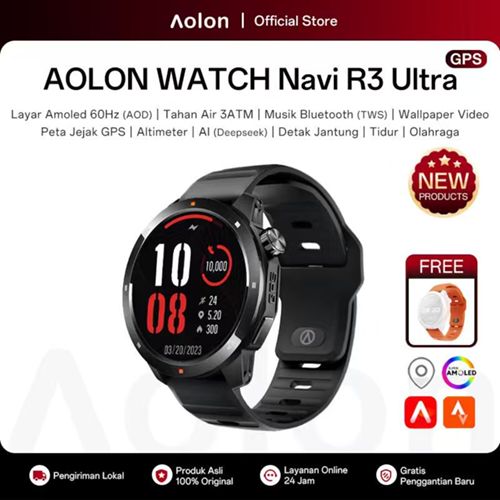 [New GPS] Aolon Navi R3 Ultra Jam Tangan Smartwatch GPS 46mm