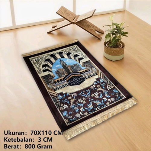 70x110cm Sajadah Turki Premium Beludru Halus jumbo tebal empuk premium dewasa