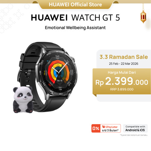 [3.3 | Voucher s/d 12%] HUAWEI WATCH GT 5 Series Smartwatch 