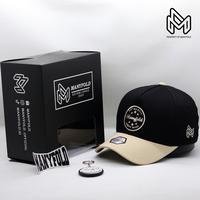 MANYFOLD - Topi Baseball Kombinasi Bordir Wold