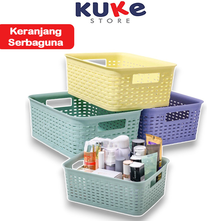 KUKE KERANJANG SERBAGUNA/STORAGE BOX ORGANIZER KERANJANG PEN