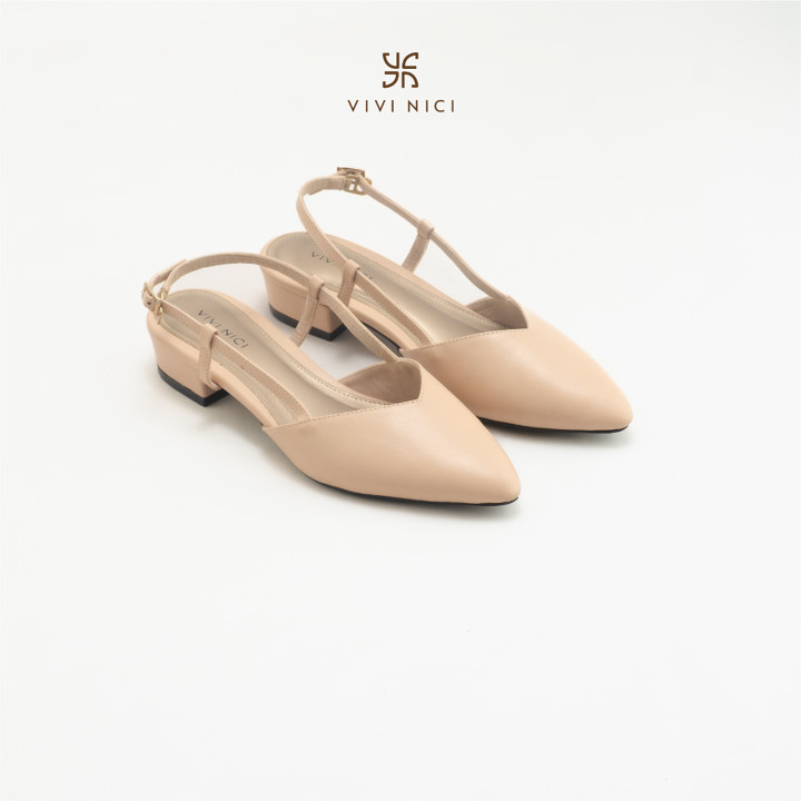 VIVI NICI - Xera Sepatu Sandal Mules Wanita Hak 3 Cm