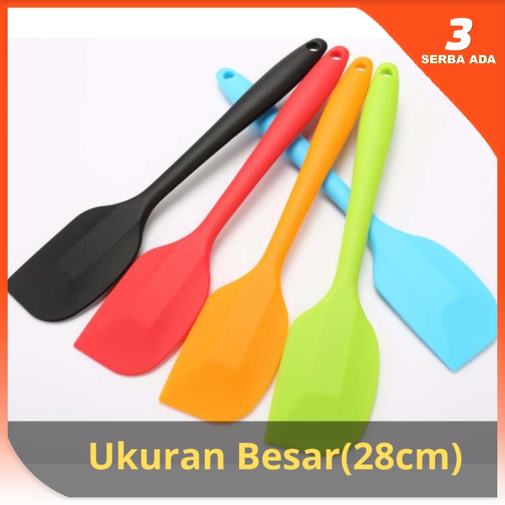 Spatula Silicon Tahan panas Ukuran Besar / Spatula Silikon T