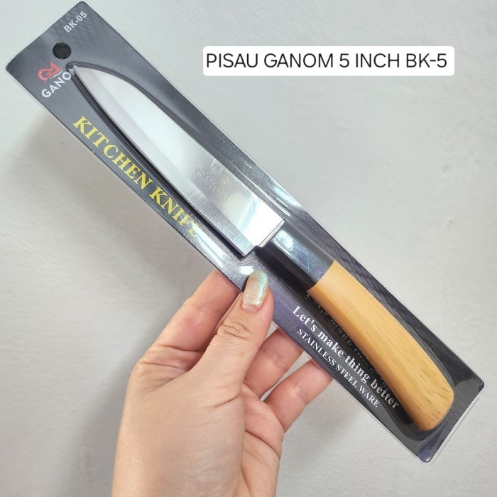 BK-5 Pisau Dapur 5" inch 24Cm Serbaguna Stainless Gagang Kay