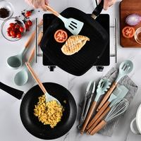 Set Spatula tahan panas Alat Masak Dapur Kitchen Utensils Si