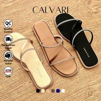 Sandal Wanita JENNIE BLINK by Calvari Tali Teplek Kasual Ter