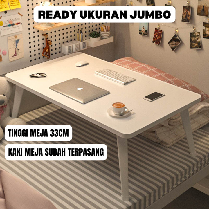 Furnitureku.id Meja Laptop Lipat Portable Minimalis Tinggi 3