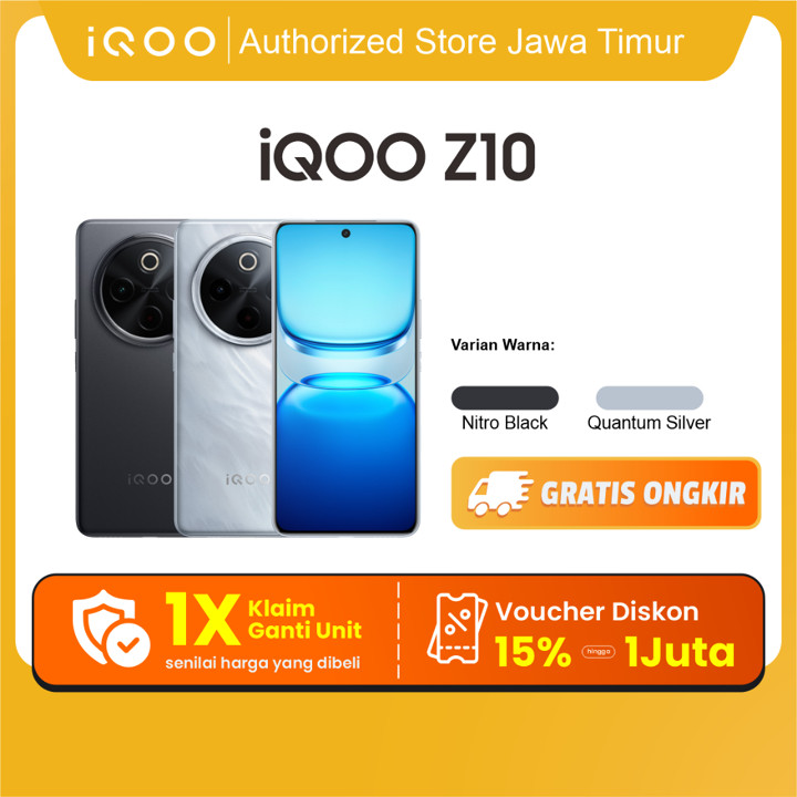 vivo iQOO Z10 [BISA INSTAN PENGIRIMAN], 7300mAh + 90Watt, Sn