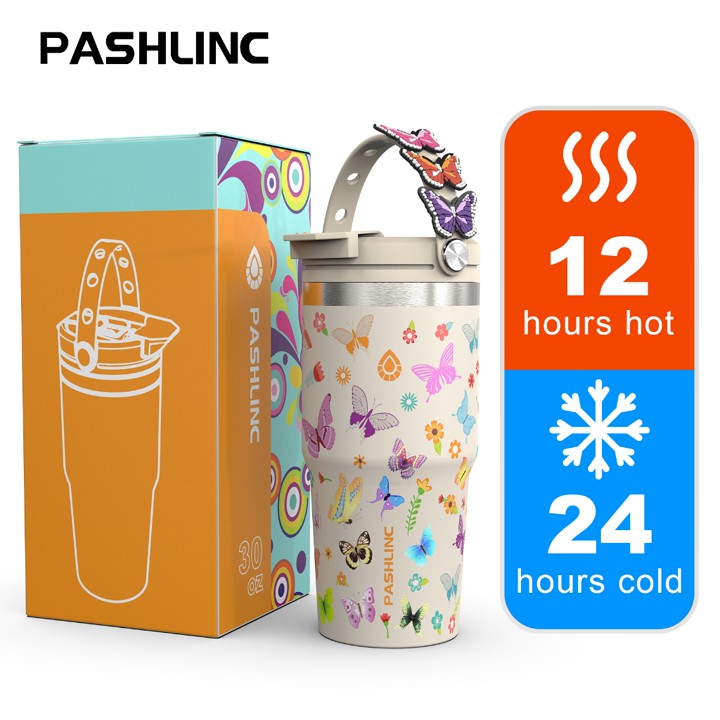 PASHLINC Tumbler Tahan Panas Dingin 24Jam Tumblr Premium Qua