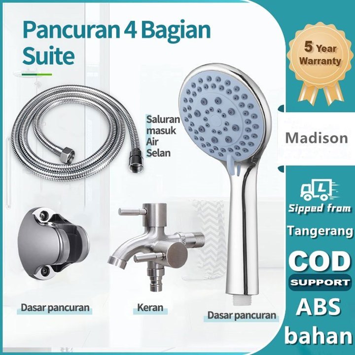 Shower Kamar Mandi Set 3in1 Hand Shower 5 Mode Simple/kepala