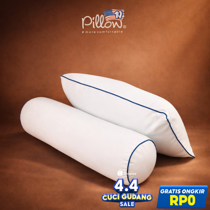 PAKET 60 Ribu Dapat Bantal + Guling Tidur Hotel - Berbahan 1