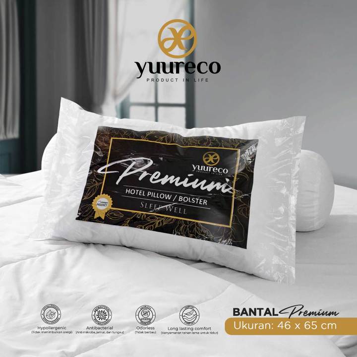 Bantal Guling Dacron Silicon Grade A Bantal Premium by yuure