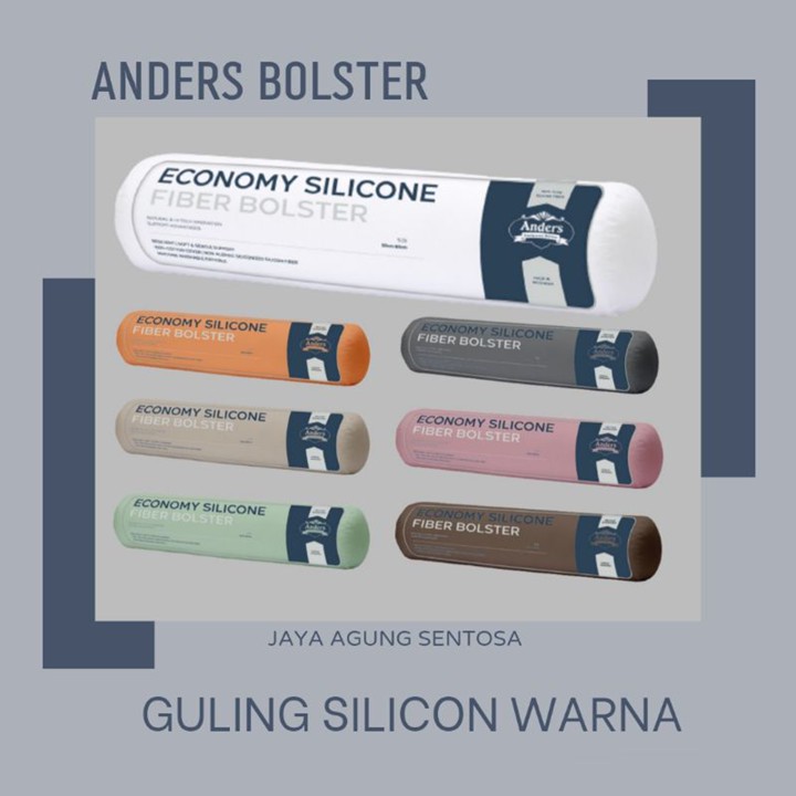 GULING WARNA BAHAN SILICON BANTAL TIDUR BY ANDERS