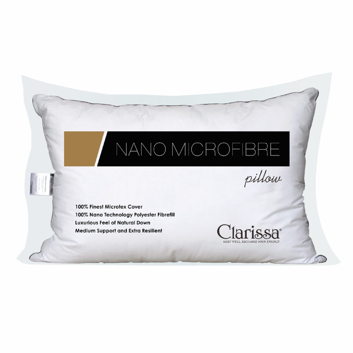 Bantal Nano Microfiber (Bulu Angsa Sintetis) uk. 50x70 cm - 